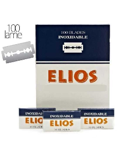 Lame elios confezione da 100 pz rasoio barba
